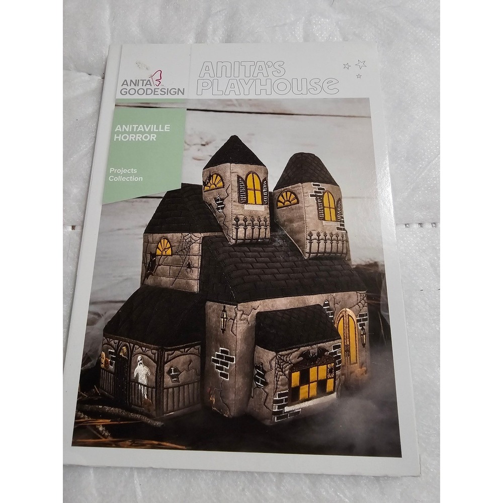 Anita Goodesign Anitaville Horror Playhouse Embroidery Machine‎ Designs CD